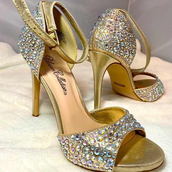 Sparkling heels (Gold) - Picture 1 of 7